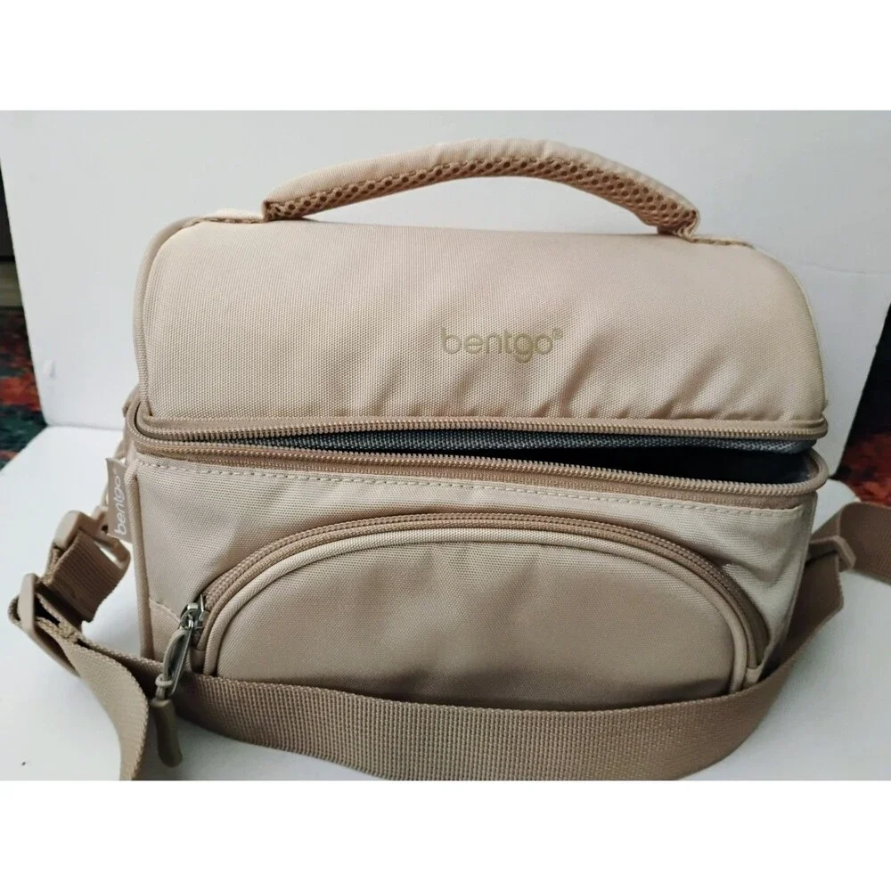 Bentgo Deluxe Lunch Bag - Durable and Insulated Lunch Tote with Zippered Oute...